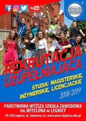 Trwa rekrutacja uzupełniająca w PWSZ im. Witelona w Legnicy