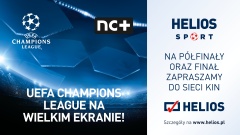 Mecze Ligi Mistrzów na wielkim ekranie – Helios w Legnicy zaprasza!