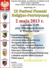 IX Festiwal Piosenki Religijno-Patriotycznej
