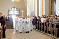 Wizyta biskupa legnickiego Stefana Cichego w Chojnowie