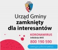 Urząd Gminy  zamknięty do odwołania