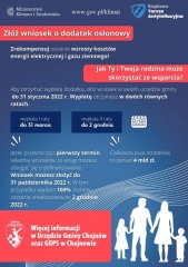Dodatek osłonowy. Do 31 stycznia można składać wnioski