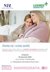 Bezpłatna mammografia w Chojnowie