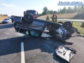 Dachowanie na S3. Utrudnienia przy węźle z DK94