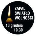 Powiatowy Zespół Szkół zachęca do zapalenia "Światła Wolności"