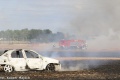 Pożar samochodu i pola przy drodze wojewódzkiej 328 (foto)