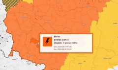 Możliwe silne burze. Ostrzeżenie 2 stopnia!