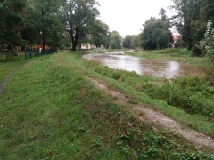 Poziom wody na Skorej ciągle powyżej stanu alarmowego