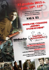 „Gotowy z nami staniesz” – spotkanie z uczestnikiem Powstania Warszawskiego