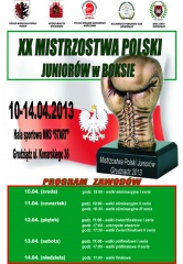 Jakub Czapski oraz Łukasz Niemczyk powalczą jutro w XX Mistrzostwach Polski Juniorów !