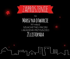 Marsz na otwarcie bazy rodzin Szlachetnej Paczki - 21 listopada