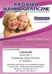 Bezpłatne badania mammograficzne
