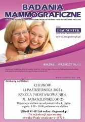 Badania mammograficzne w Chojnowie. Trwają zapisy