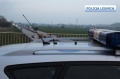 Siedmiokilometrowa plama oleju sparaliżowała podchojnowską autostradę