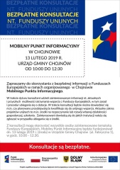 Mobilny Punkt Informacyjny Funduszy Europejskich w Urzędzie Gminy