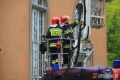 Strażacka interwencja przy zabytkowym kościele w Konradówce