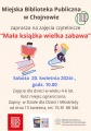 Mała książka wielka zabawa – zapraszamy na warsztaty