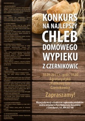 Konkurs na najlepszy chleb domowego wypieku z Czernikowic