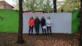 Gimnazjum nr 2: Graffiti upamiętniające 100-lecie odzyskania niepodległości