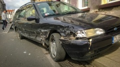 Zdarzenie drogowe przy ul. Legnickiej