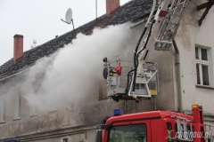 Pożar w centrum miasta!