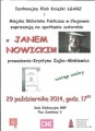 Biblioteka Miejska zaprasza na spotkanie autorskie z Janem Nowickim 