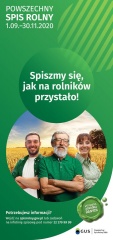 Powszechny Spis Rolny w formie wywiadów telefonicznych. Powodem wysoki poziomem zachorowań