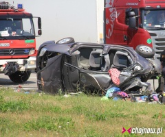 Wypadek na A4 pod Chojnowem. Są ranni. Autostrada zablokowana [ZDJĘCIA]